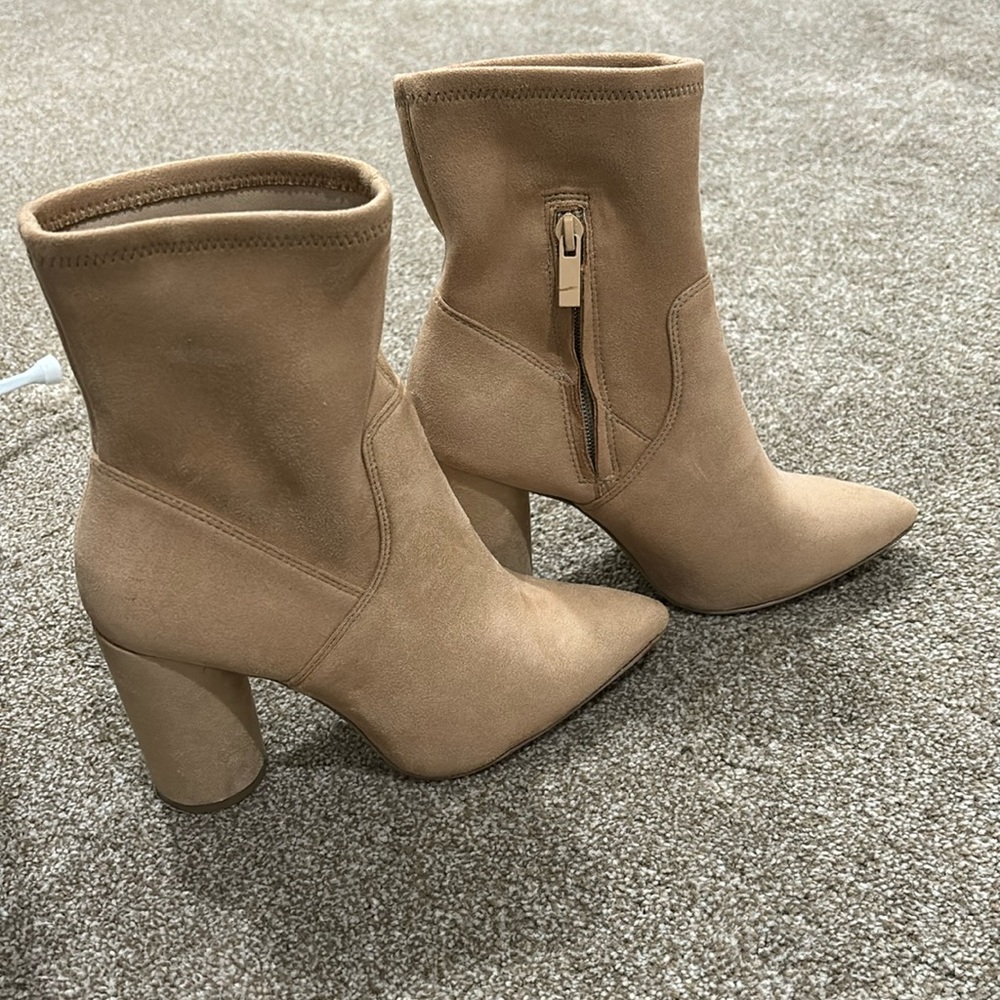BCBG suede booties